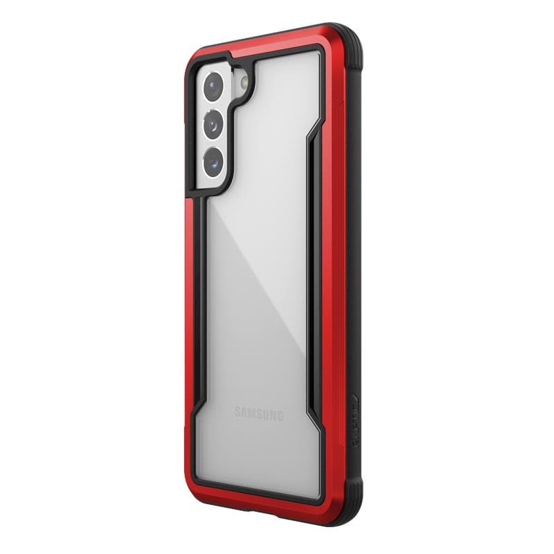 X-Doria Raptic Shield - Aluminum case for Samsung Galaxy S21 (Antimicrobial protection) (Red) 2