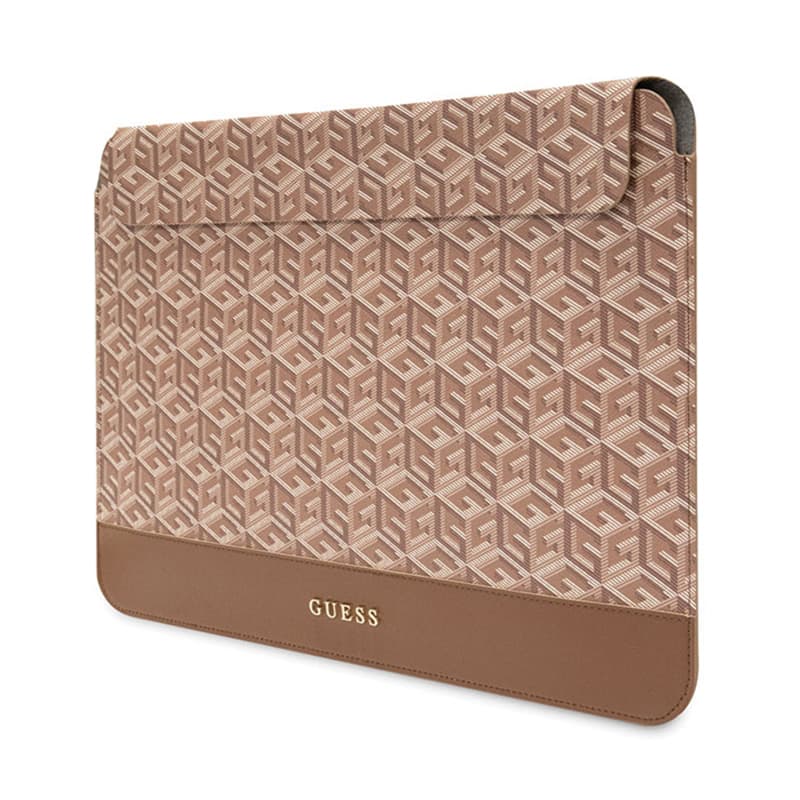 Guess GCube Stripes Computer Sleeve - 14" Notebook Case (Brown) 2