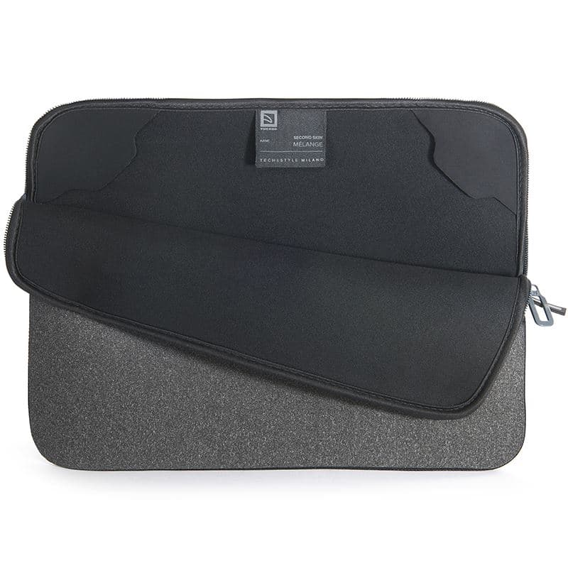 Tucano Melange Second Skin - Sleeve for MacBook Pro 15" / Ultrabook 13" / Notebook 14” (Black) 3