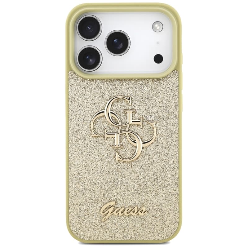 Guess Fixed Glitter Big 4G - Case for iPhone 17 Pro (gold) 3