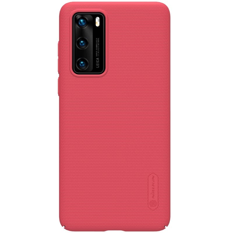 Nillkin Super Frosted Shield - Case for Huawei P40 (Bright Red) 1