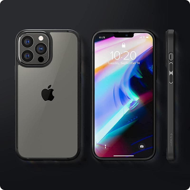 Spigen Ultra Hybrid - Case for iPhone 13 Pro (Black) 7