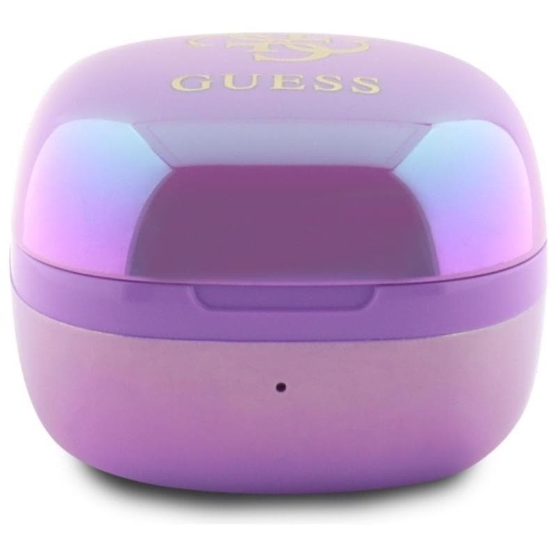 Guess 4G Printed Logo - Bluetooth TWS Headphones + Charging Case (Purple) 3