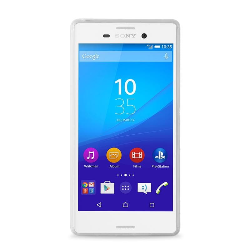 PURO Ultra Slim "0.3" Cover MFX - Case set + foil for the Xperia M4 AQUA screen (translucent) 3