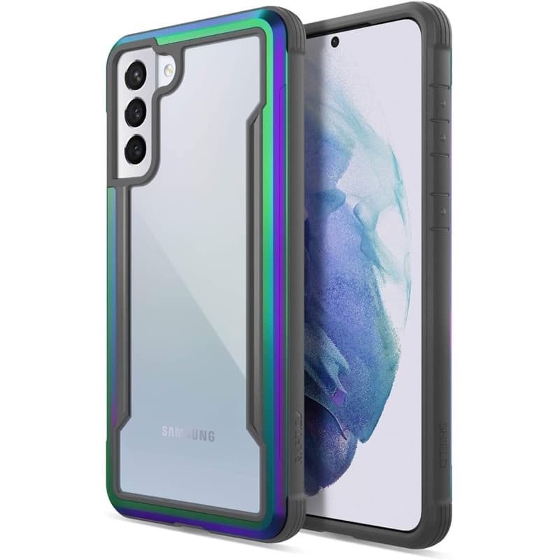 X-Doria Raptic Shield - Aluminum case for Samsung Galaxy S21 + (Antimicrobial protection) (Iridescent) 8