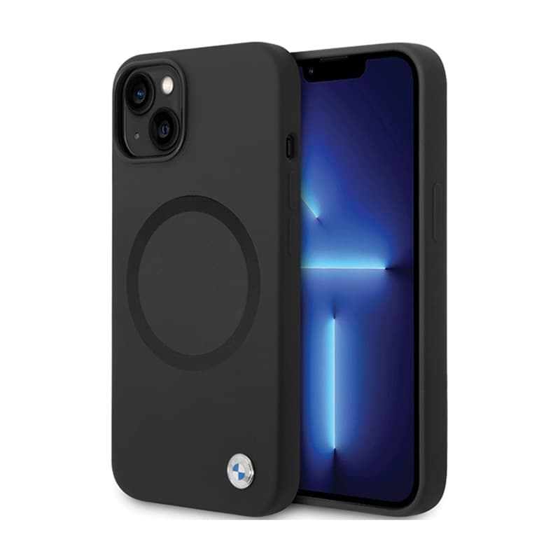 BMW Signature Liquid Silicone MagSafe - Case for iPhone 14 (black) 1