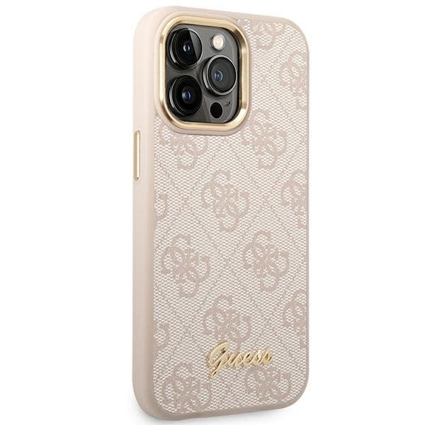 Guess 4G Metal Camera Outline Case - Case for iPhone 14 Pro Max (Pink) 4