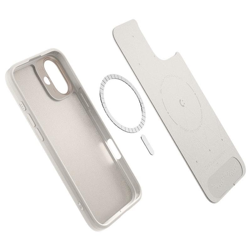 Spigen Cyrill Kajuk Mag MagSafe - Case for iPhone 16 (Cream) 8