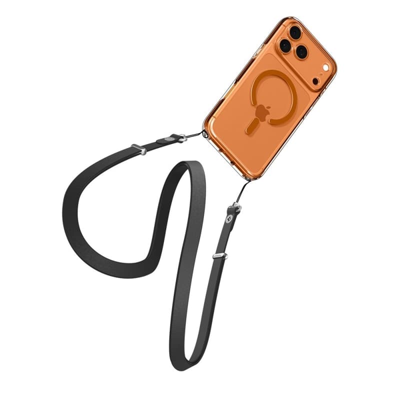 Spigen Ultra Hybrid Mag MagSafe - Case for iPhone 17 Pro (Clear/Orange) 8