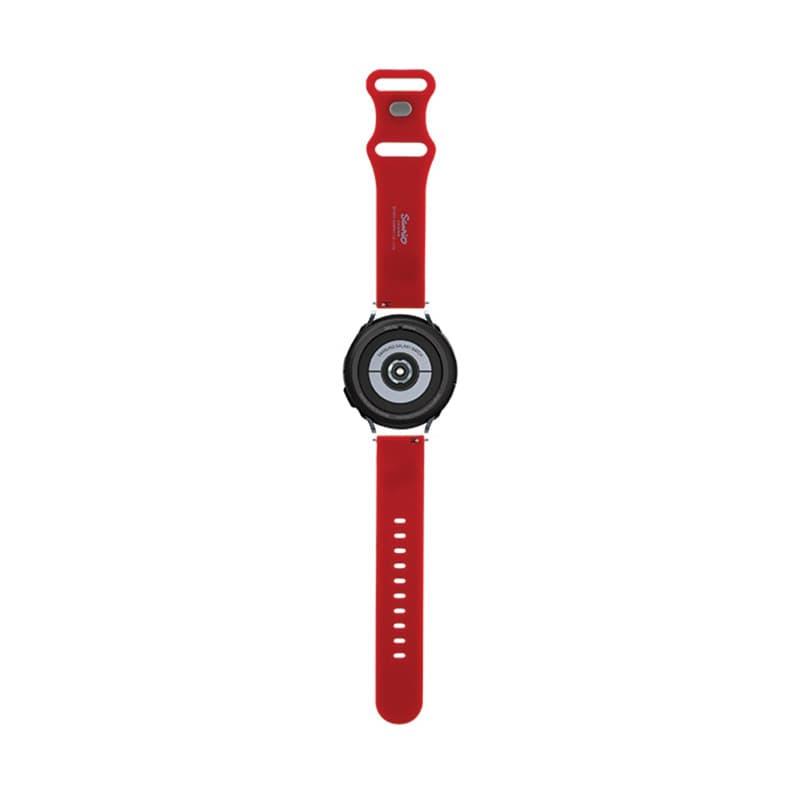 Hello Kitty Silicone Kitty Head - Universal strap for smartwatch 20 mm (red) 2