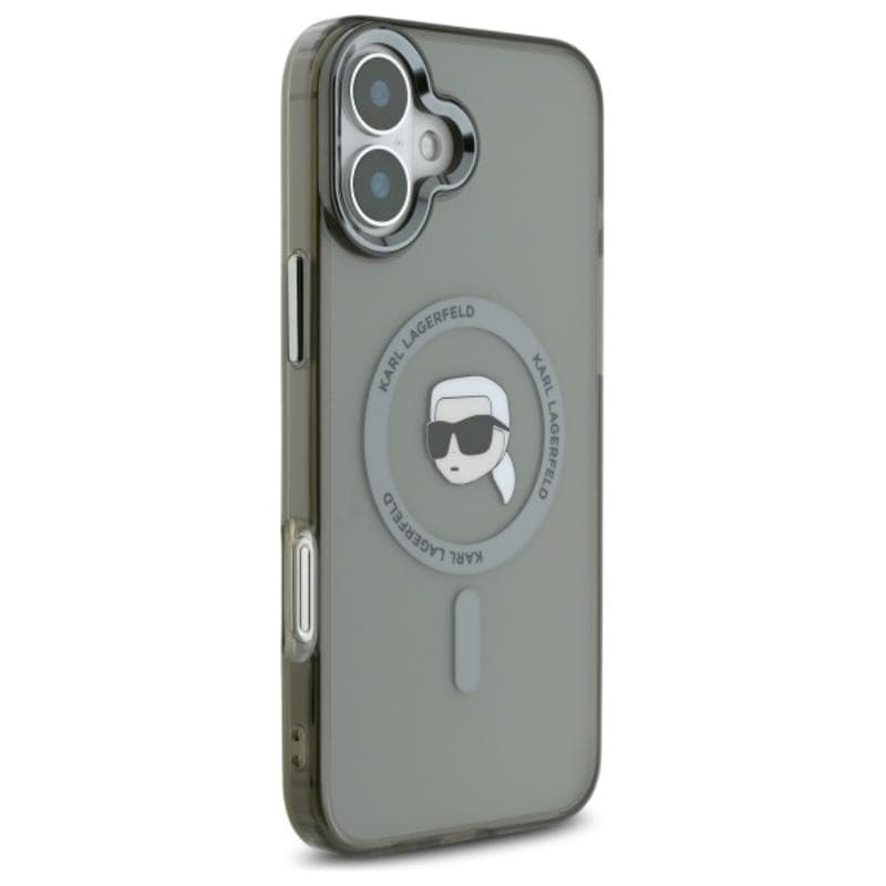 Karl Lagerfeld IML Metal Karl Head MagSafe - Case for iPhone 16 (black) 4