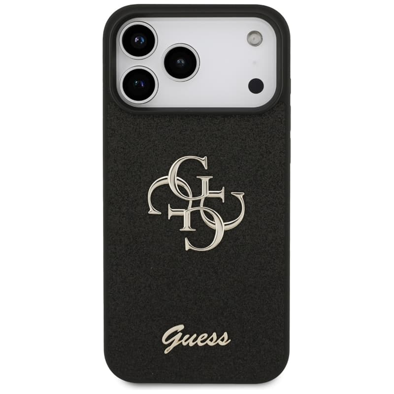 Guess Fixed Glitter Big 4G - Case for iPhone 17 Pro Max (black) 3