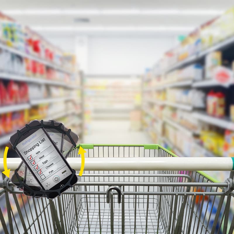 Dunlop - Bike mount for phone 10-15 cm swivel (grey) 3