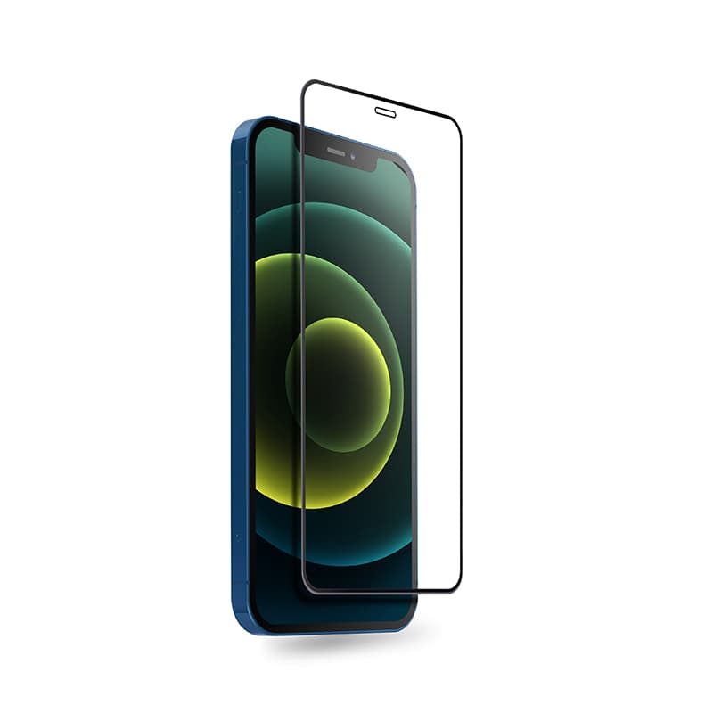 Crong Anti-Bacterial 3D Armor Glass – 9H tempered glass for the entire iPhone 12 Mini screen + installation frame 3
