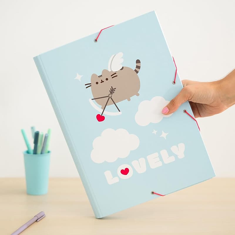 Pusheen - Folder / document storage bag from the Purrfect Love collection (24.5 x 34 cm) 7