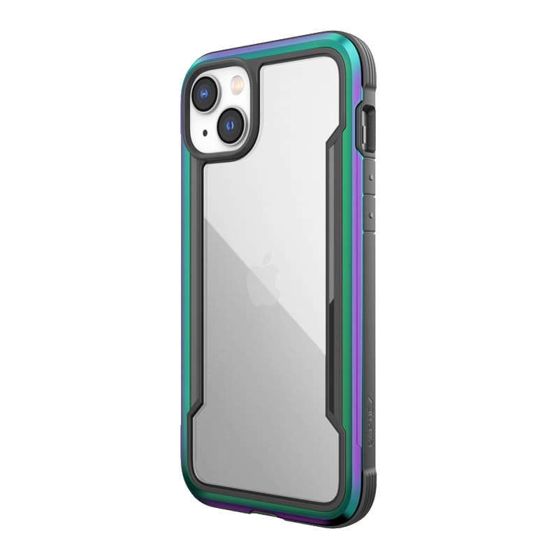 X-Doria Raptic Shield - Aluminum Case for iPhone 14 Plus (Drop-Tested 3m) (Iridescent) 1