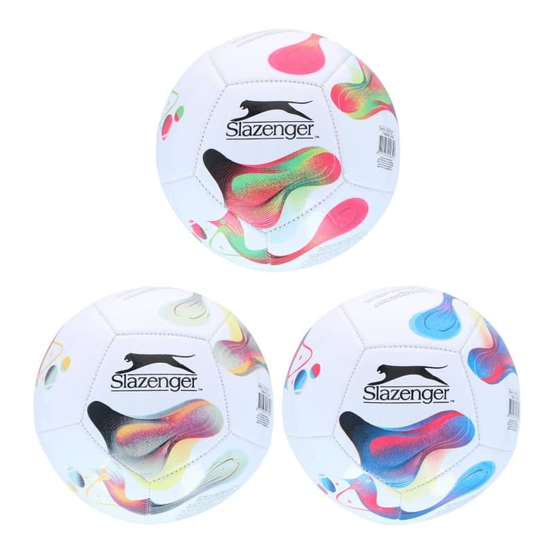 Slazenger - Mini Training Football for Kids 12 Panels Size 2 (White/Pink) 3