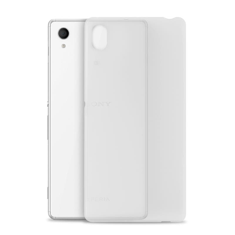 PURO Ultra Slim "0.3" Cover MFX - Case set + foil for the Xperia M4 AQUA screen (translucent) 4
