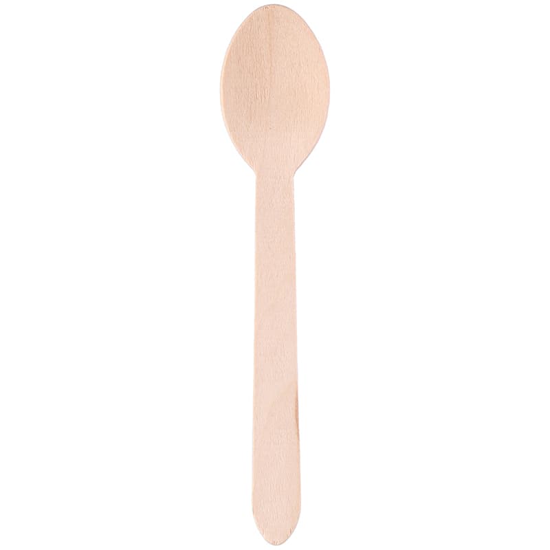 Cuisine Elegance - Spoon wood 50pcs 16cm 2
