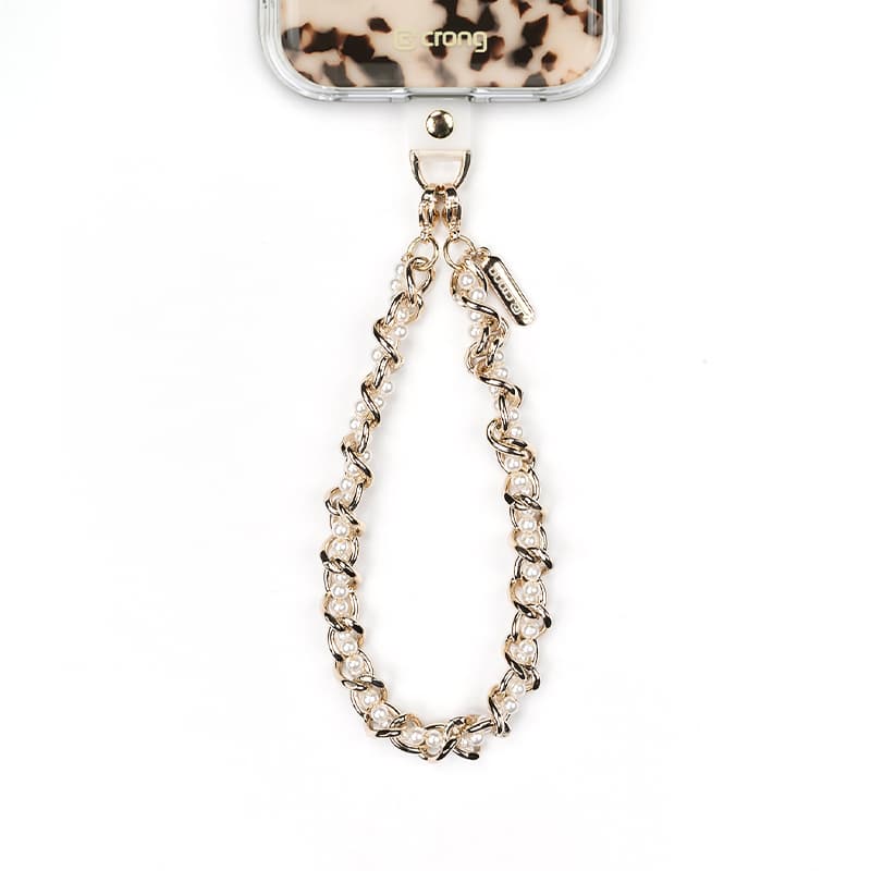 Crong Phone Charm - Lanyard Phone Pendant (Pearl Twist)