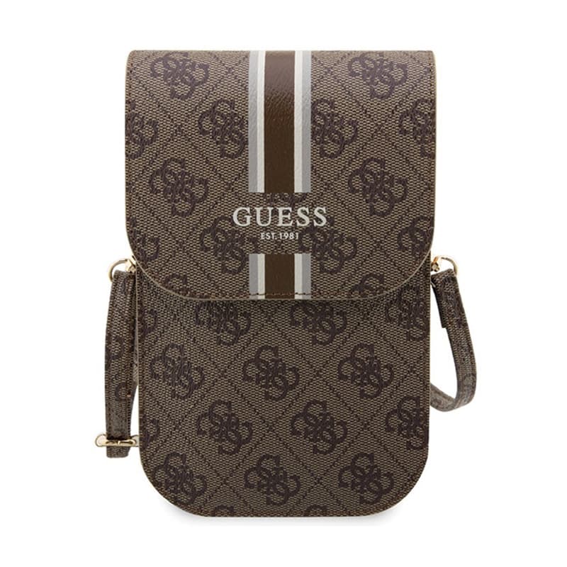 Guess 4G Stripes - Crossbody phone bag (brown) 2