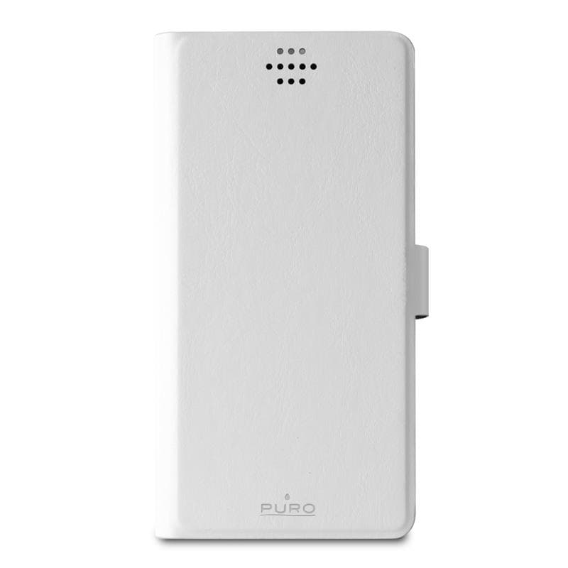 PURO Uniwallet Bi-Color - Universal 360 ° swivel case with card slots, size XXL (white) 2