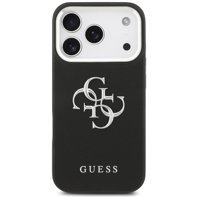 Guess Grained Big 4G Classic Logo - Case iPhone 17 Pro (black) 3