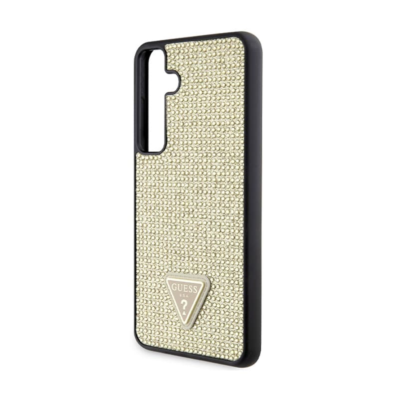 Guess Rhinestone Triangle - Case Samsung Galaxy S24+ (Gold) 6