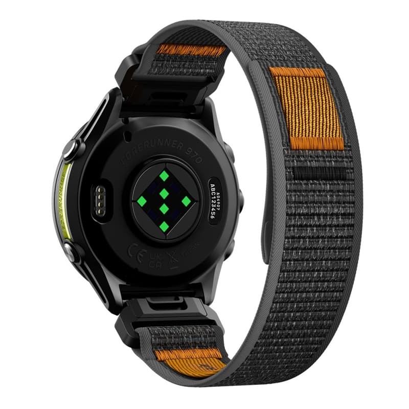 Spigen Athlex Air - Garmin QuickFit Strap 22 mm (Active Black / Orange) 3