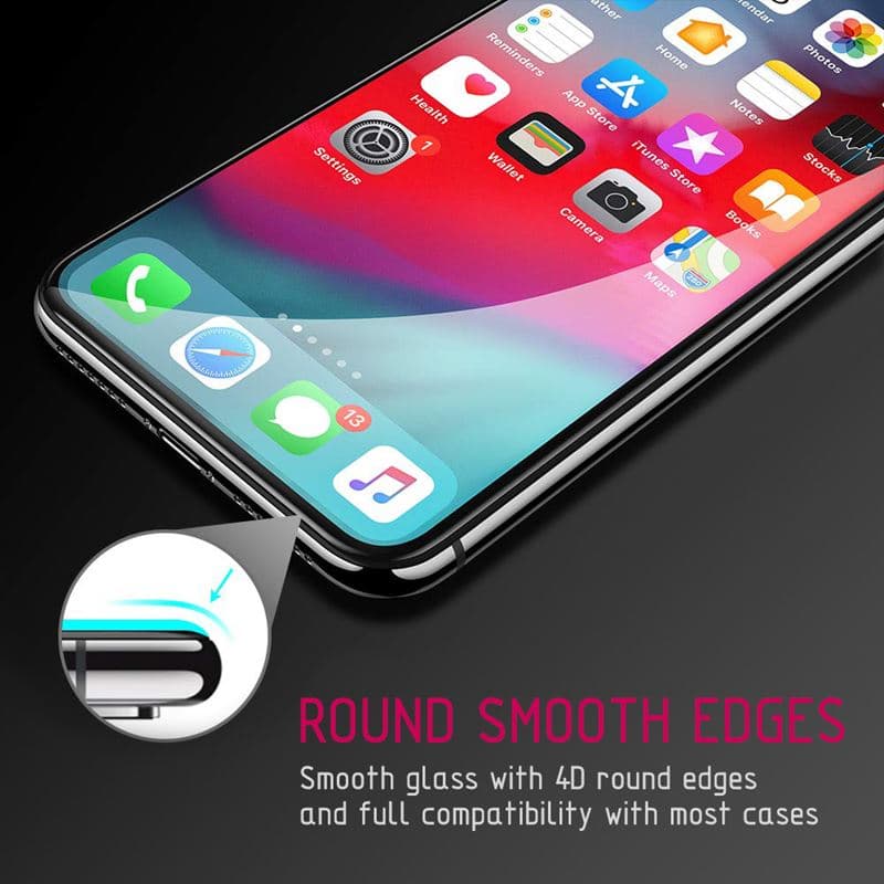 Crong Edge Glass 4D Full Glue - Tempered glass for the entire Huawei Mate 10 screen 6