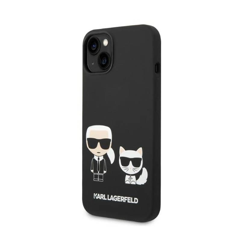 Karl Lagerfeld Liquid Silicone Karl & Choupette MagSafe - Case for iPhone 14 Plus (Black) 2