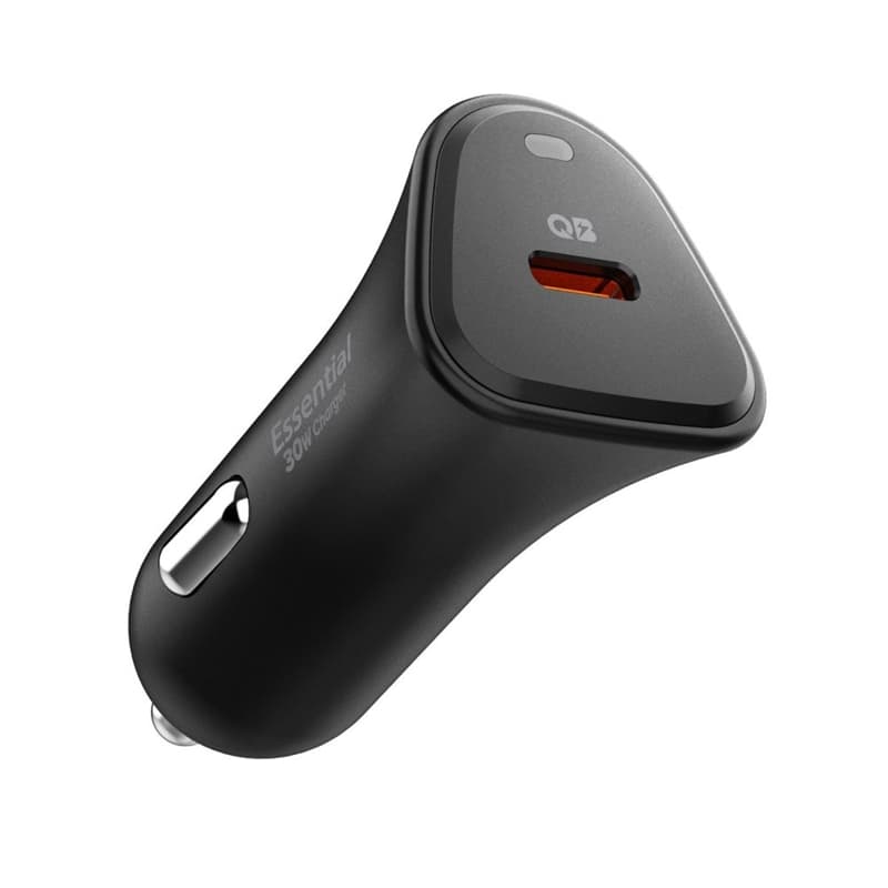 Spigen Essential EV301 - USB-C PD 3.0 PPS 30W Car Charger (Black) 1