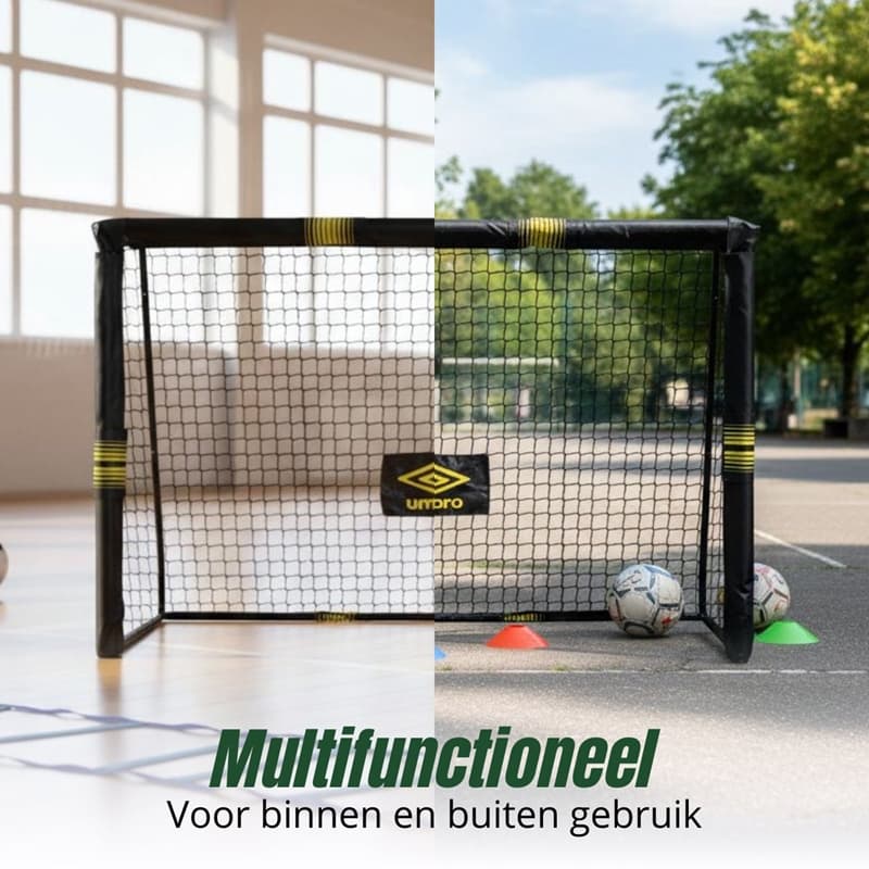 Umbro - Metal football goal with net 180x120x60 cm 6