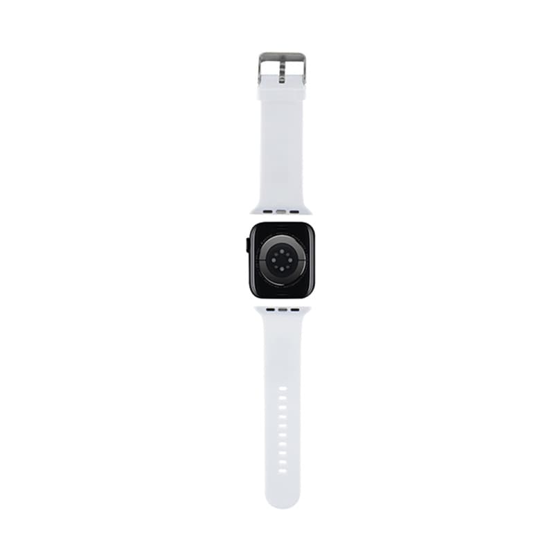 Karl Lagerfeld 3D Rubber Karl Heads NFT - Strap for Apple Watch 42/44/45/49 mm (white) 2