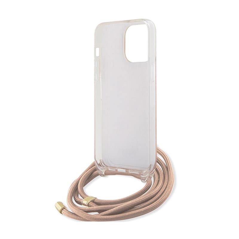 Guess Crossbody Cord 4G Print - iPhone 15 Pro Case (pink) 6