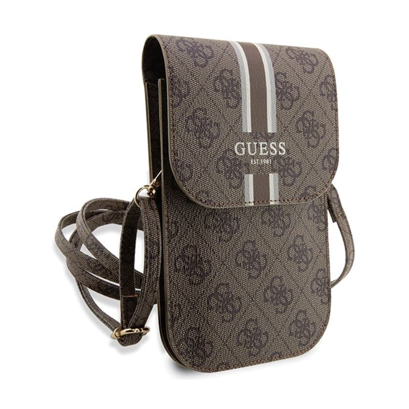 Guess 4G Stripes - Crossbody phone bag (brown) 3