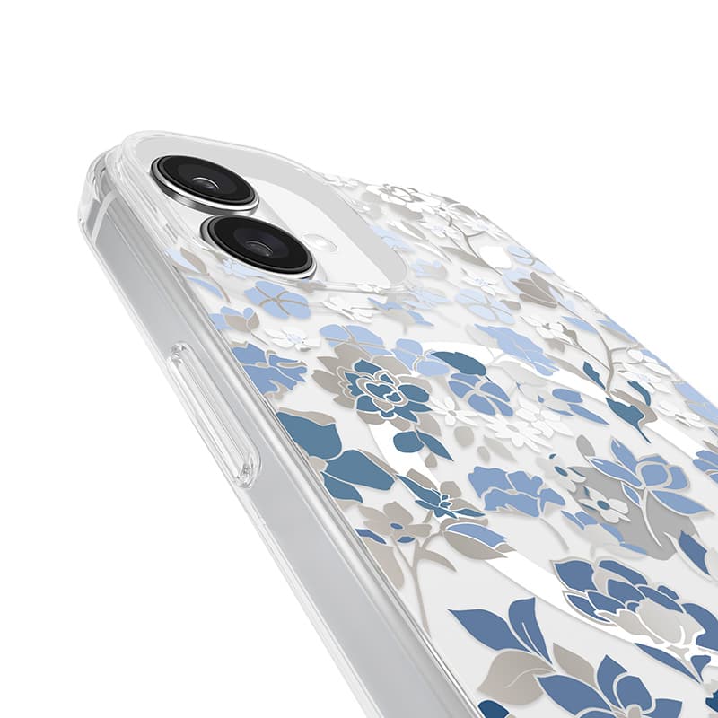 Kate Spade New York Protective Gems MagSafe - Case for iPhone 16 Plus (Flowerbed Blue) 8