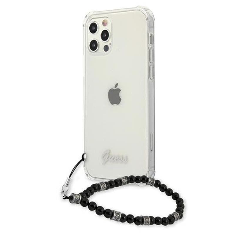 Guess Black Pearl Strap - Case iPhone 12 Pro Max (Clear) 2