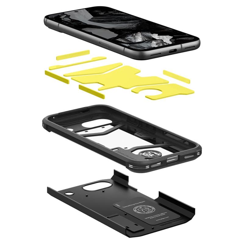 Spigen Tough Armor - Case for Google Pixel 8A (Black) 5