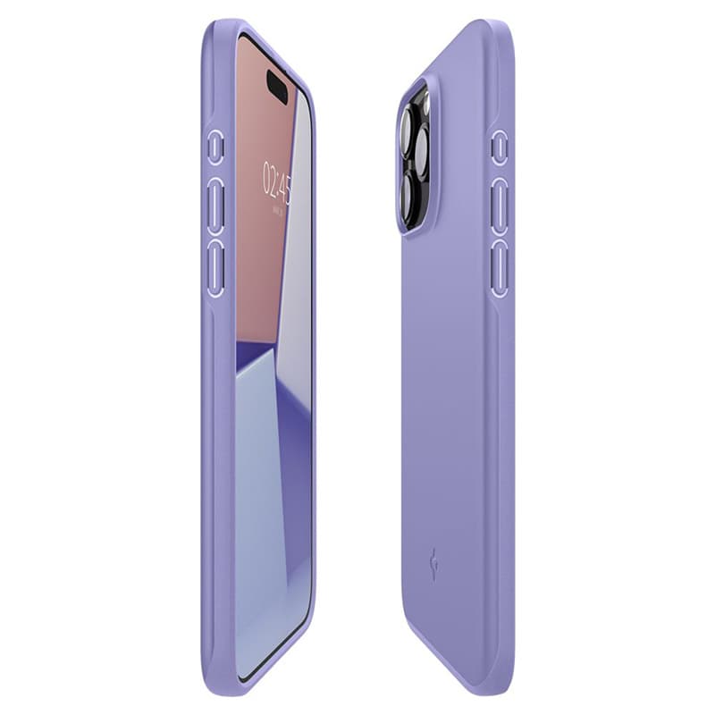 Spigen Thin Fit - Case for iPhone 15 Pro (Purple) 8