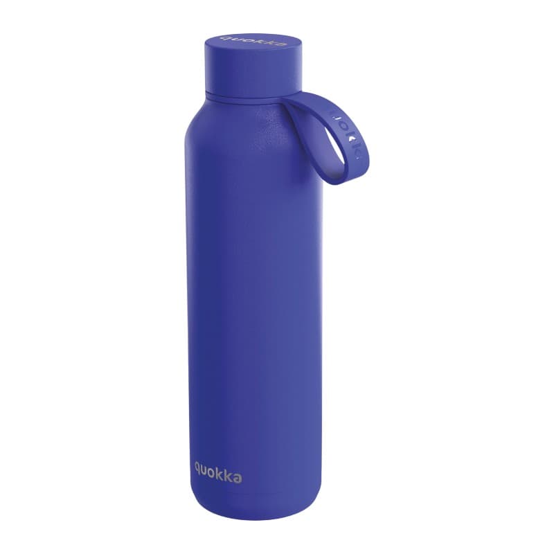 Quokka Solid With Strap - 630 ml Stainless Steel Thermos Bottle with Strap (Dusk Blue)