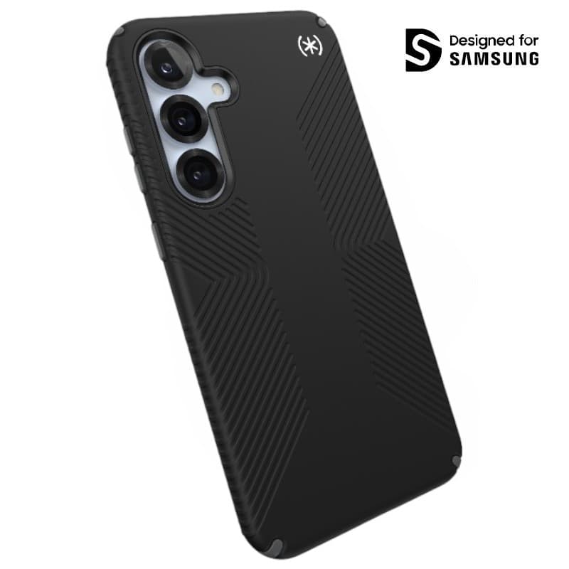Speck Presidio2 Grip Magnet - Samsung Galaxy S25+ / 24+ MagSafe Case (Black/Slate Gray/White) 1
