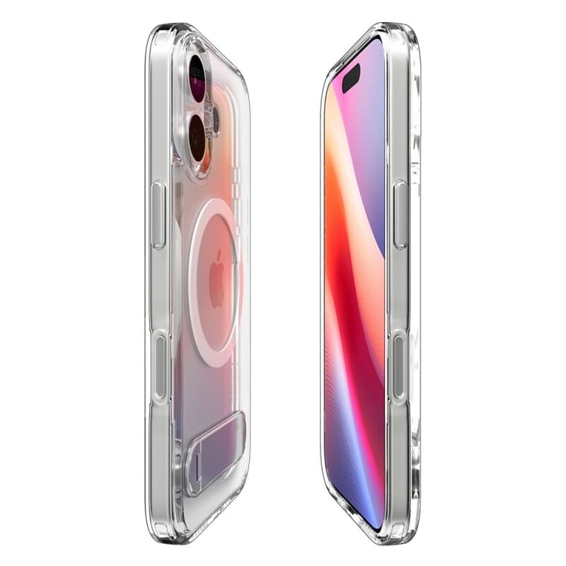 Spigen Ultra Hybrid S Mag MagSafe - Case for iPhone 17 (Clear/White)   5