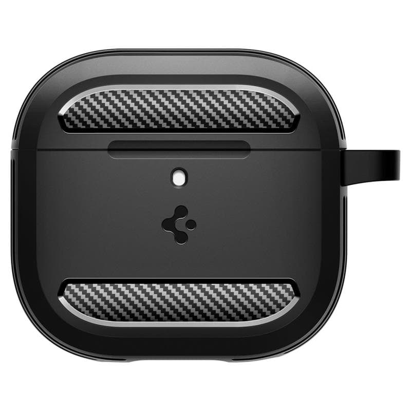 Spigen Rugged Armor - Case for Apple AirPods 4 (Matte Black) 2