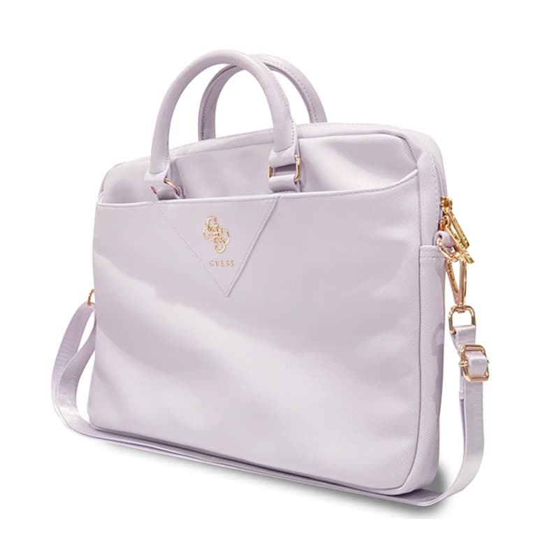 Guess Triangle 4G Computer Bag - Laptop bag 15" / 16" (purple) 2