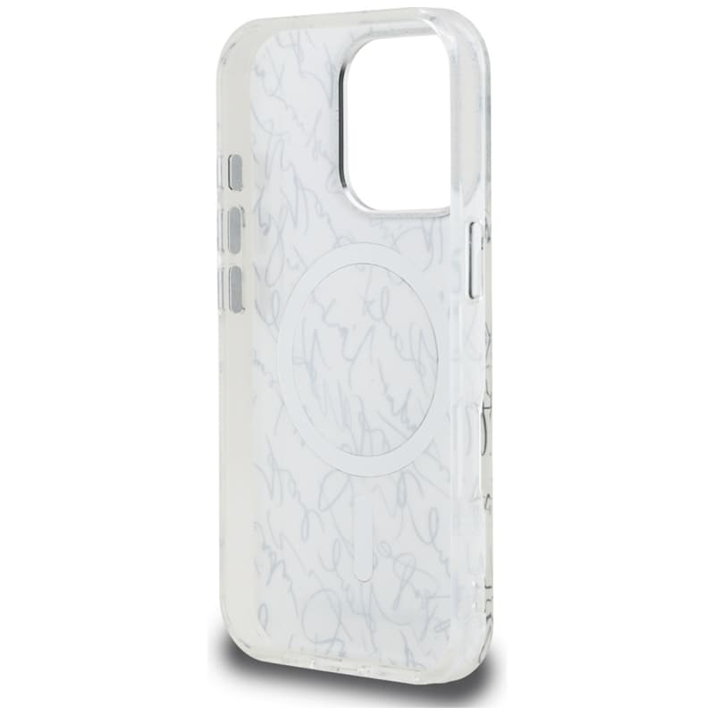 Karl Lagerfeld IML Karl Script Pattern MagSafe - Case for iPhone 16 Pro Max (white) 7