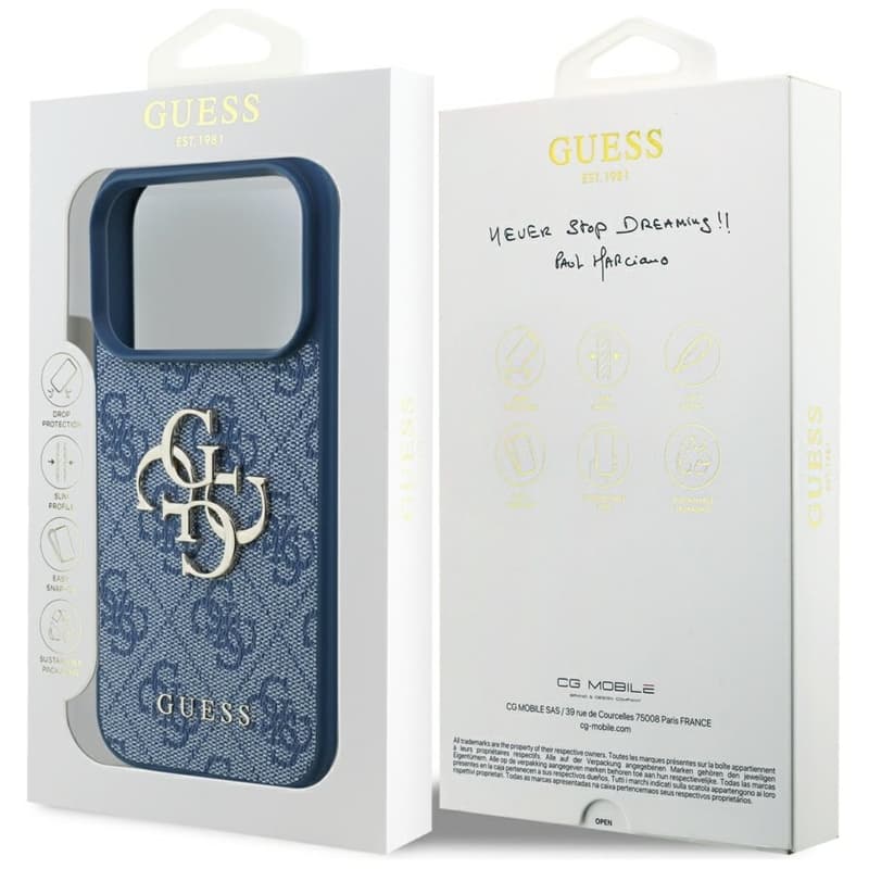 Guess 4G Big Logo - Case iPhone 17 Pro (blue) 8