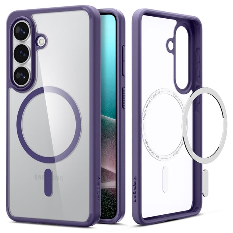 Spigen Ultra Hybrid Mag MagSafe - Case for Samsung Galaxy S26+ (Deep Purple) 2