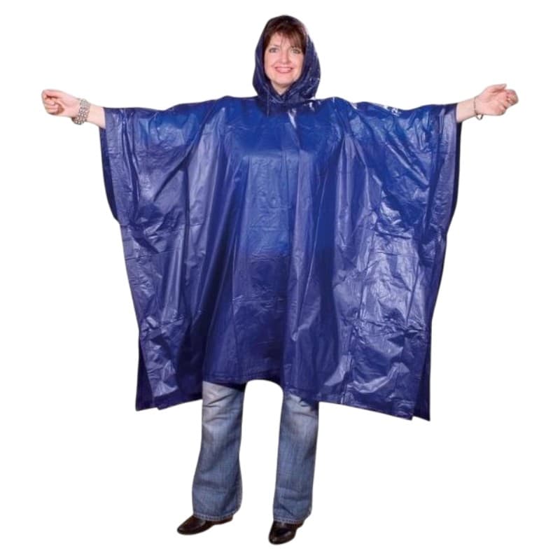 Lifetime - Rain Poncho / Cape 130x100 cm (Blue) 3