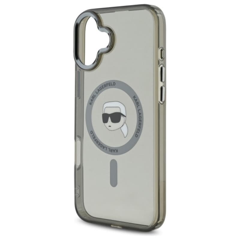 Karl Lagerfeld IML Metal Karl Head MagSafe - Case for iPhone 16 (black) 6